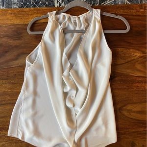 WILFRED. 100% Silk. Size Medium. Color: Ivory.